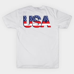 Isolated Usa Letters T-Shirt